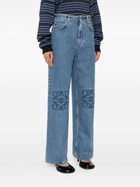 Loewe Women Anagram Baggy Jeans