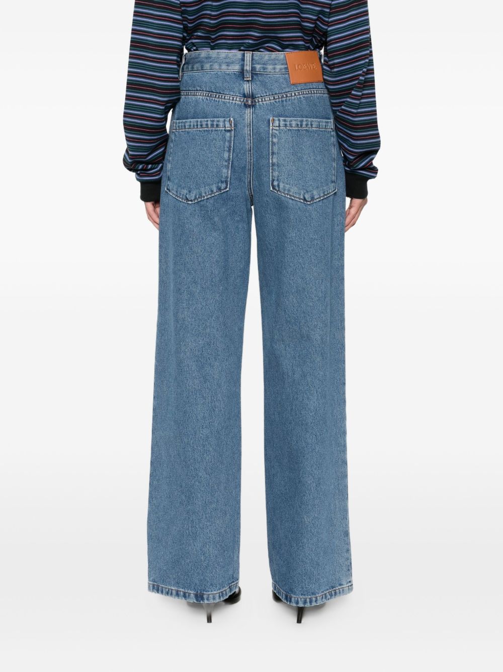 Loewe Women Anagram Baggy Jeans