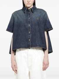 Loewe Women Denim Trapeze Shirt