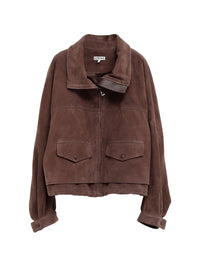 LOEWE Loewe Women Suede Leather Jacket