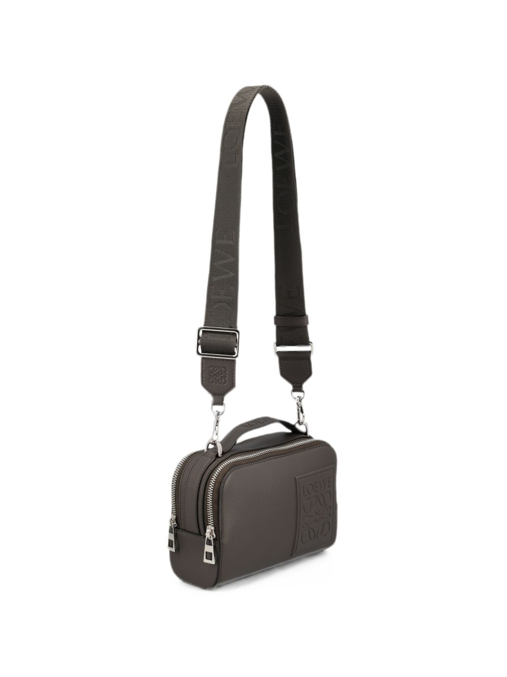 Loewe Men Camera Mini Leather Crossbody Bag