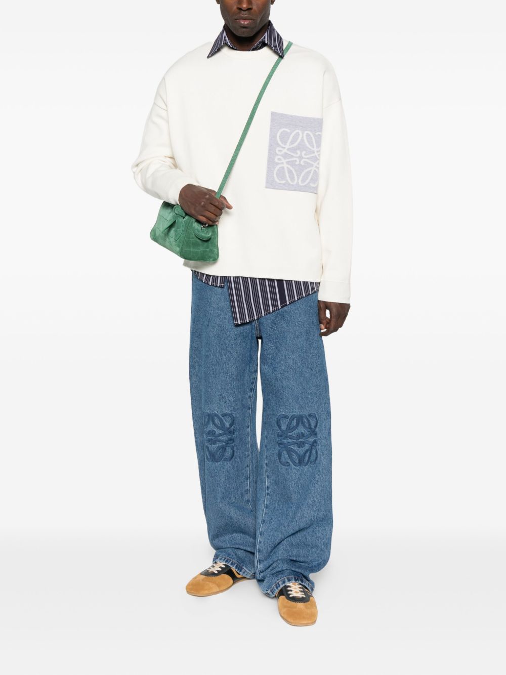 Loewe Men Anagram Cotton Sweater