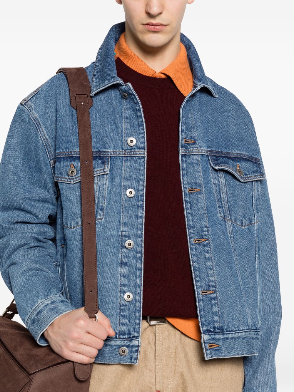 Loewe Men Anagram Denim Jacket