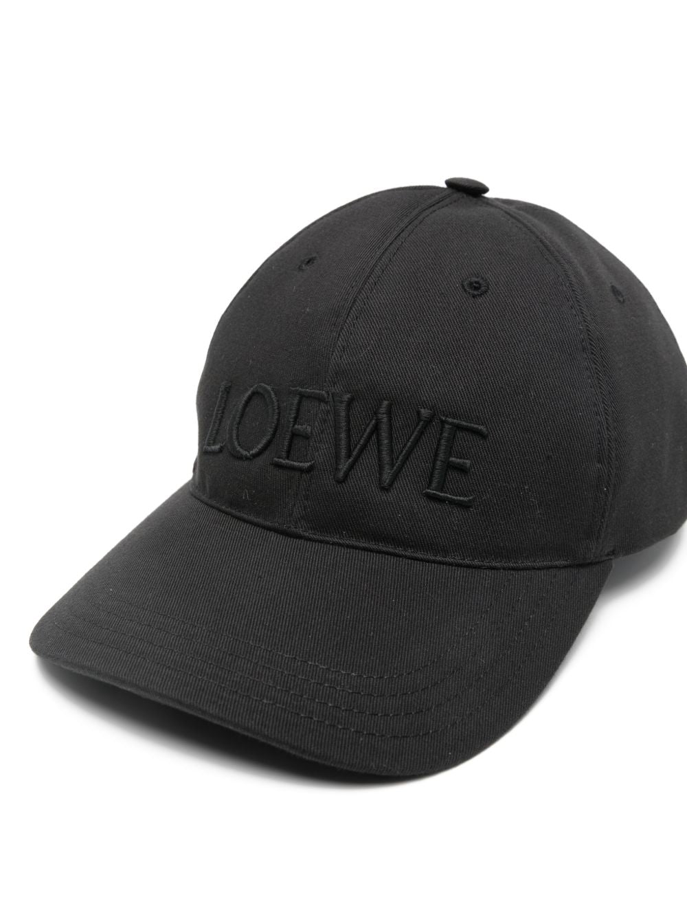 Loewe Men Logo Canvas Baseball Cap