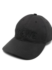Loewe Men Logo Canvas Baseball Cap