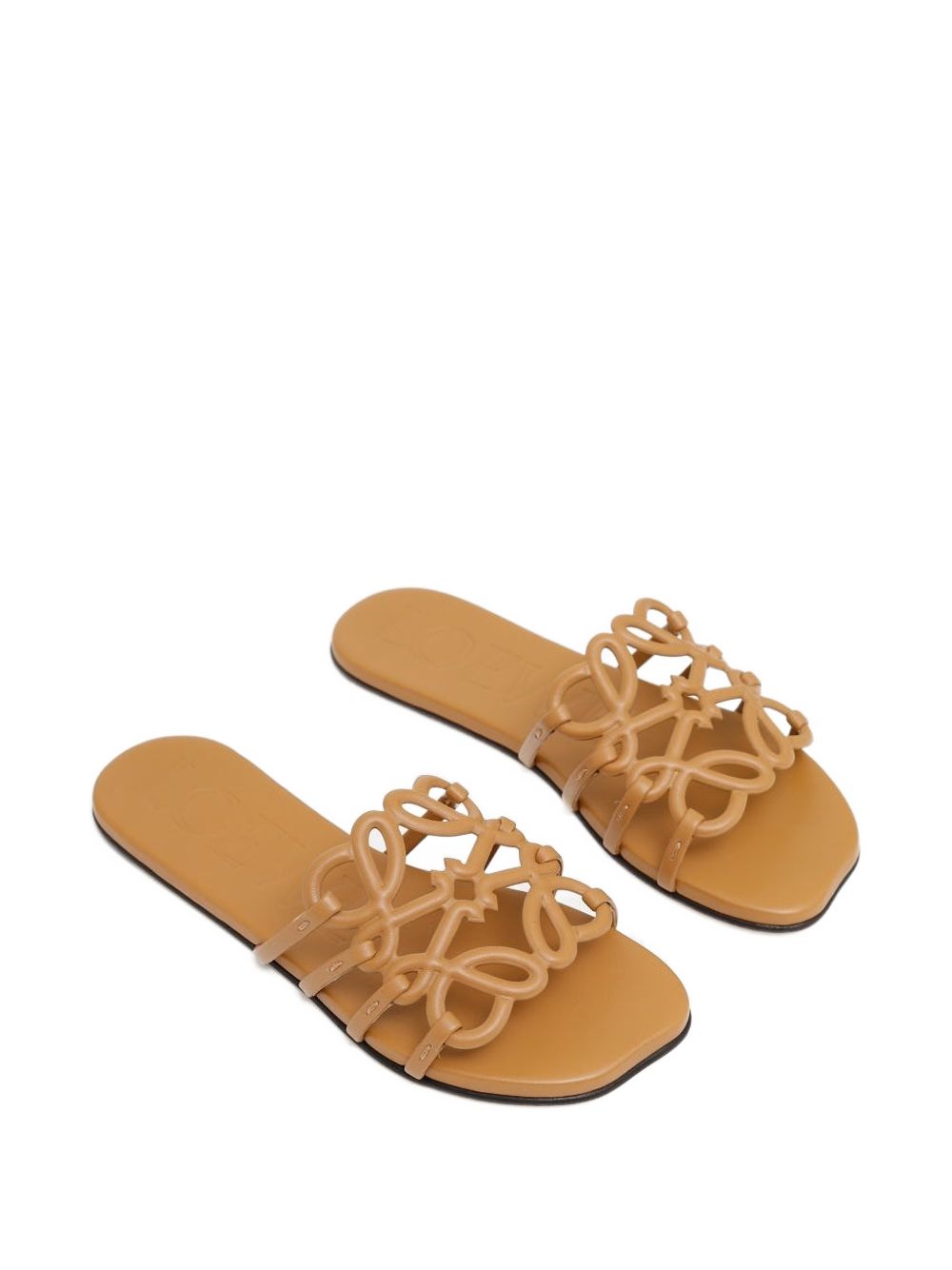 LOEWE Loewe Women Petal Anagram Leather Sandals