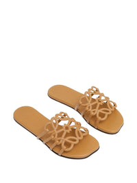 LOEWE Loewe Women Petal Anagram Leather Sandals