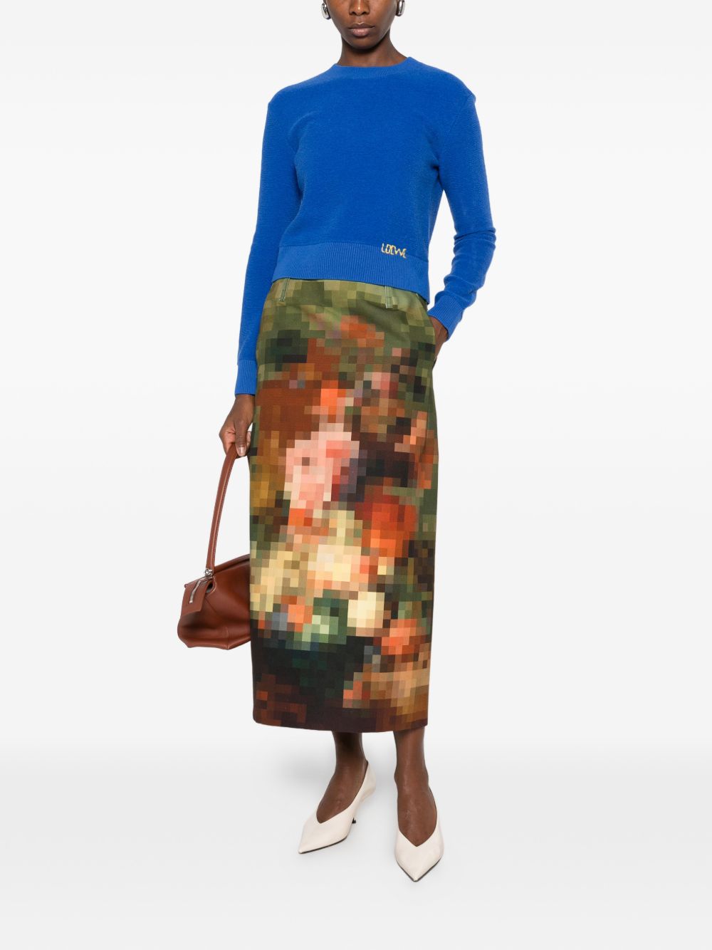 Loewe Women Logo Wool Sweater