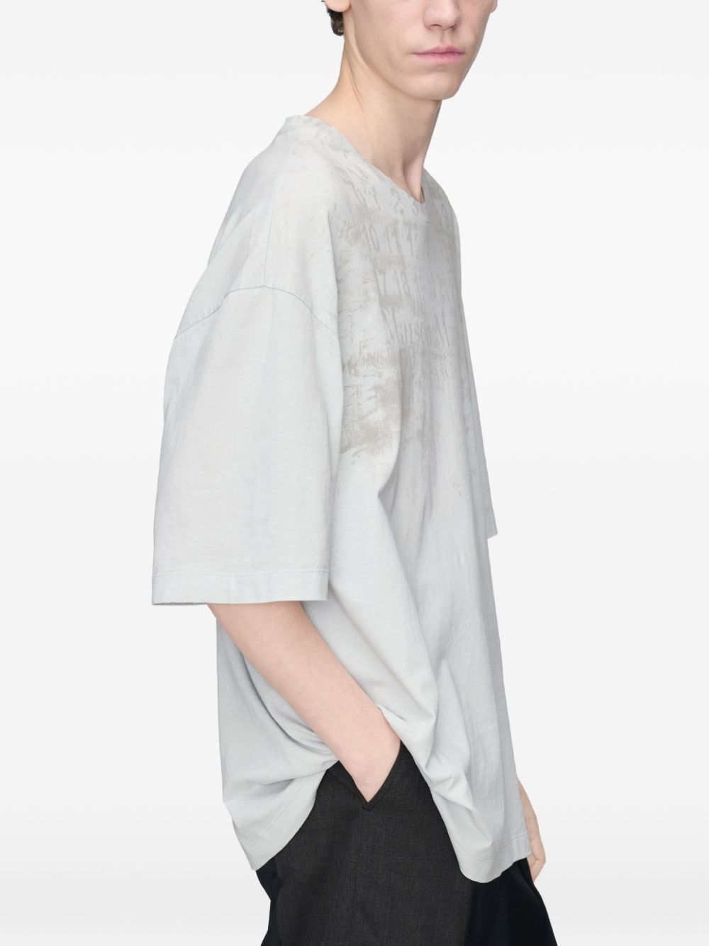 Maison Margiela Men Oversized Cotton T-Shirt