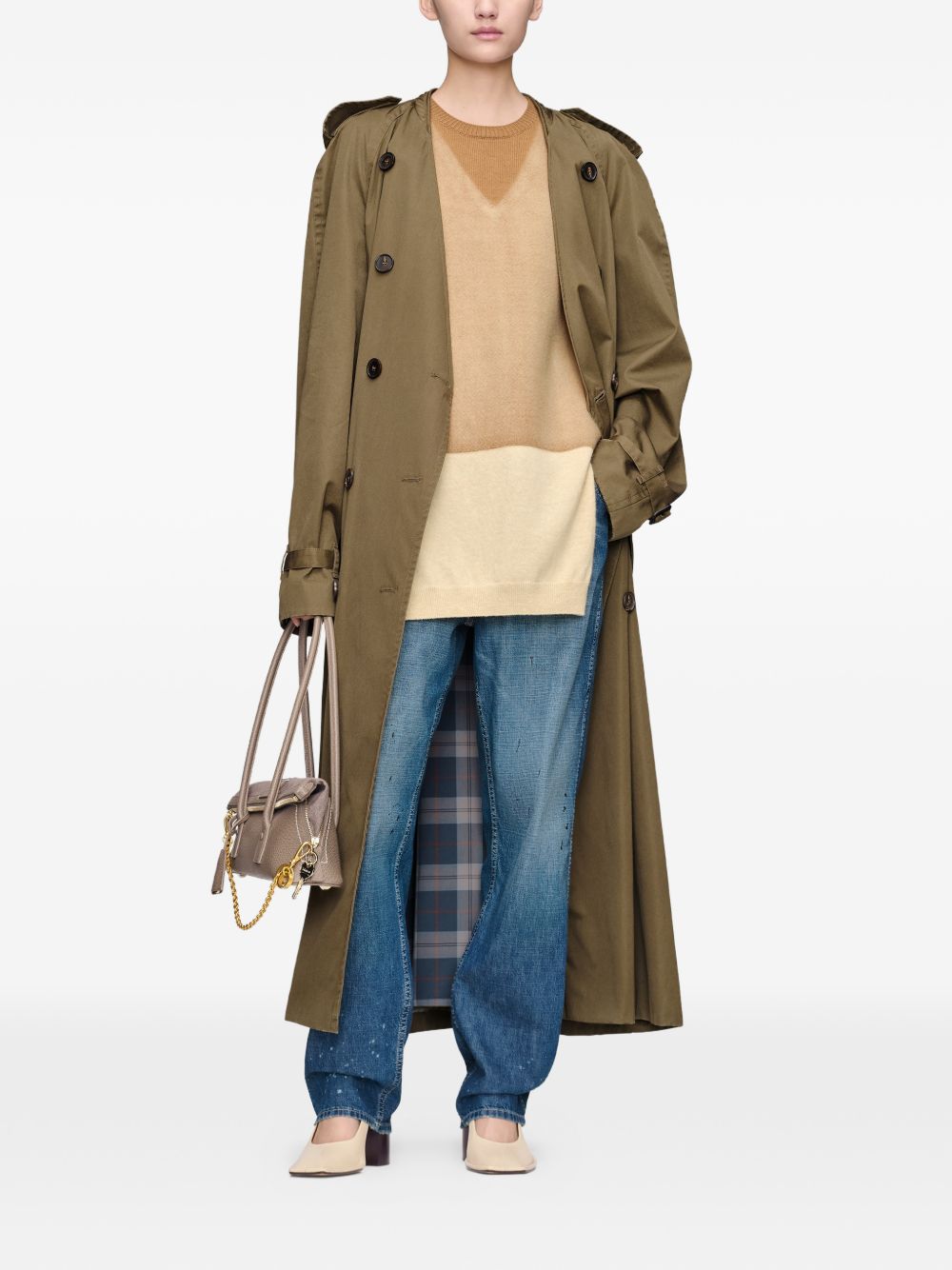 MAISON MARGIELA Maison Margiela Women Double-Breasted Trench Coat