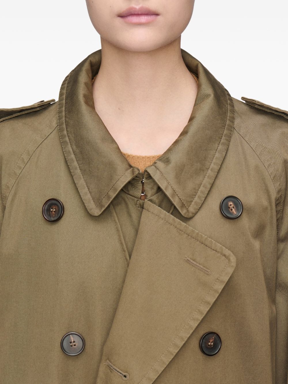 MAISON MARGIELA Maison Margiela Women Double-Breasted Trench Coat