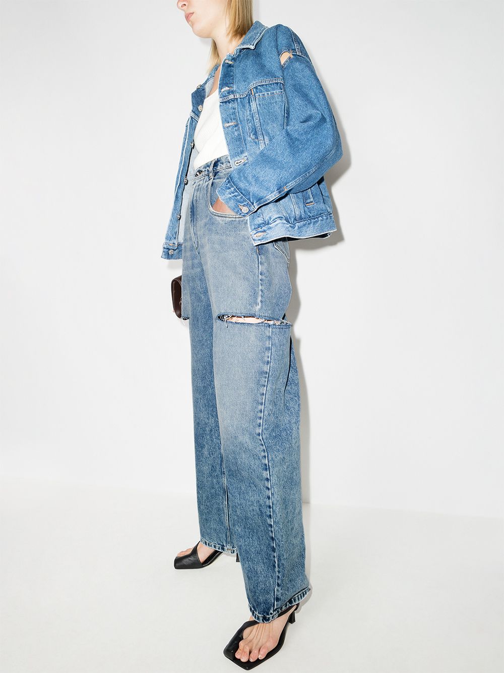 Maison Margiela Women Denim Cotton Jeans