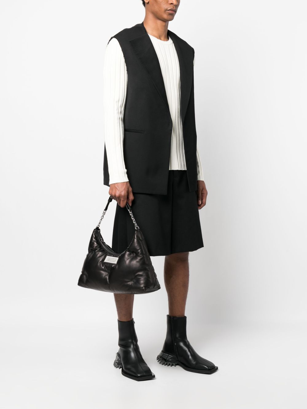 MAISON MARGIELA Maison Margiela Women Glam Slam Medium Leather Hobo Bag