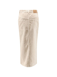 Marant Etoile Women Odalie Cotton And Linen Skirt