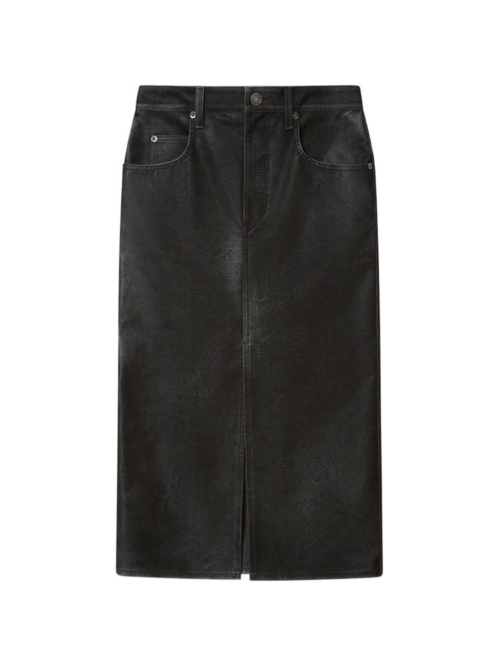 Marant Etoile Women Bisane Faux Leather Skirt