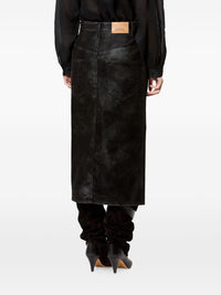 Marant Etoile Women Bisane Faux Leather Skirt