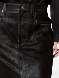 Marant Etoile Women Bisane Faux Leather Skirt