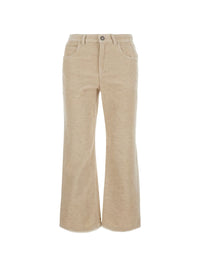 Marant Etoile Women Ruthie Cotton And Blend Trousers