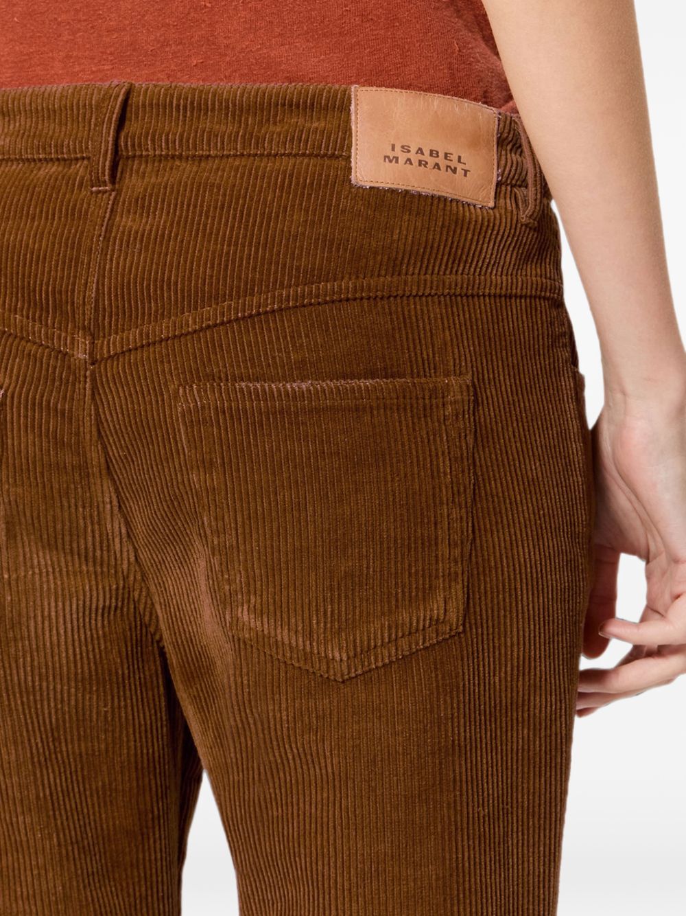 Marant Etoile Women Ruthie Cotton And Blend Trousers