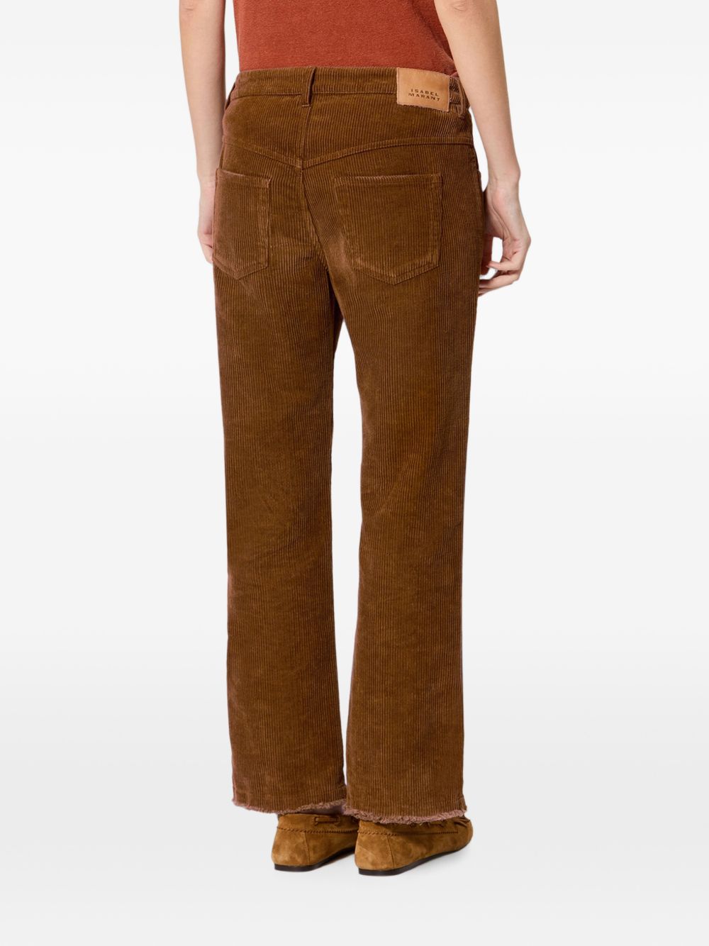 Marant Etoile Women Ruthie Cotton And Blend Trousers