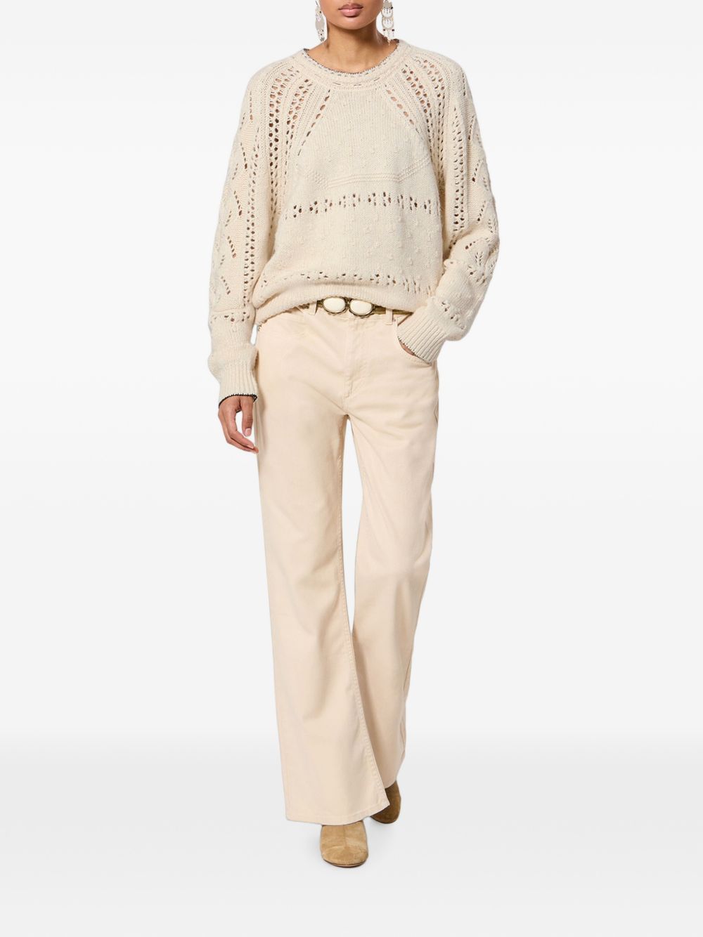 Marant Etoile Women Luce Wool And Cotton Sweater