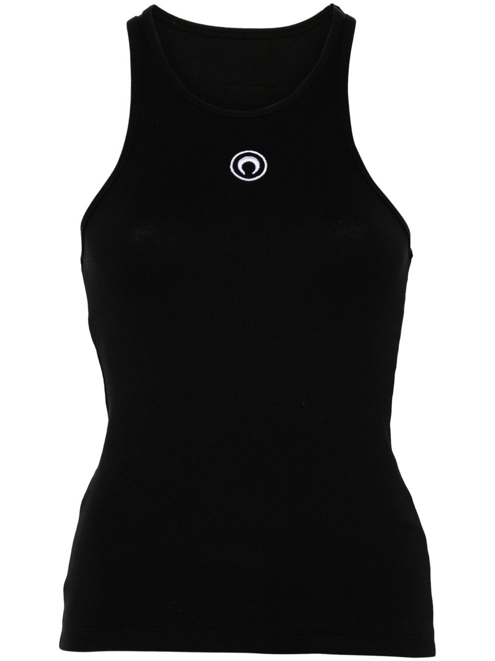 Marine Serre Women Logo Cotton Tank Top