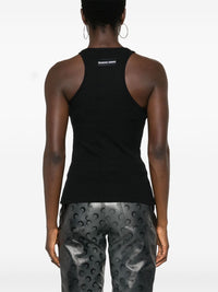 Marine Serre Women Logo Cotton Tank Top
