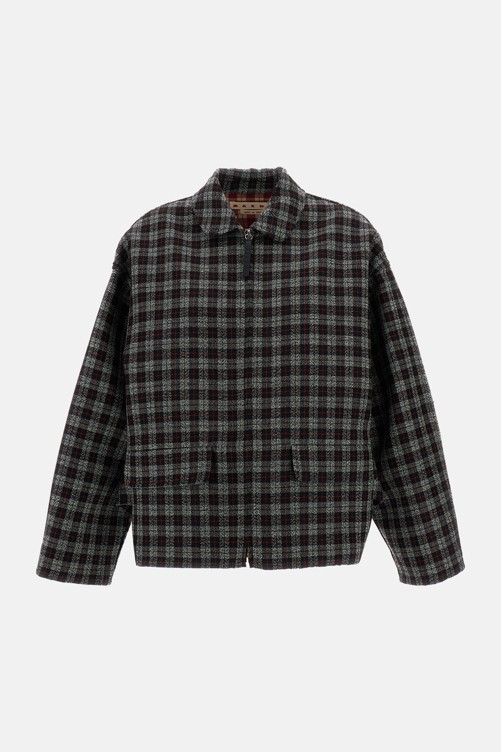 Marni Women Check Wool Jacket