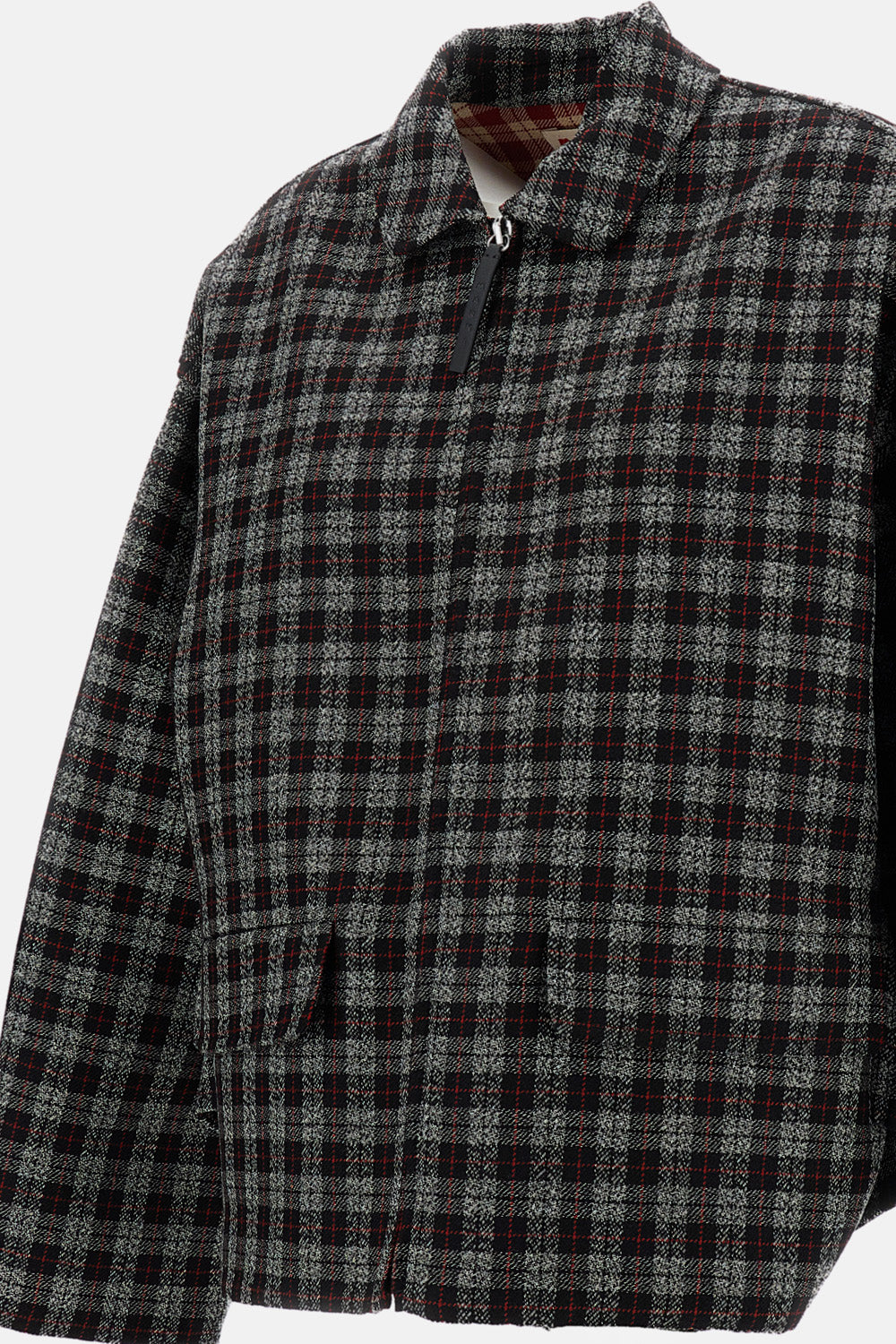 Marni Women Check Wool Jacket