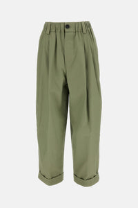 Marni Marni Women Wide Lege Canvas Trousers