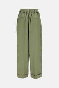 Marni Marni Women Wide Lege Canvas Trousers