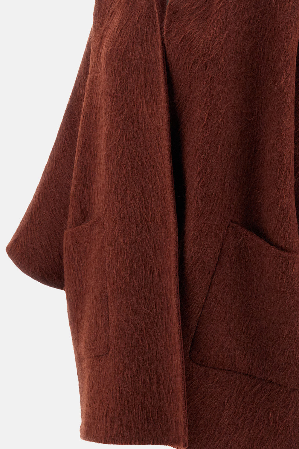 Max Mara Women Short Alpaca And Wool Coat