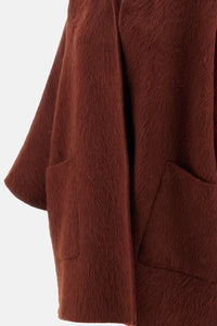 Max Mara Women Short Alpaca And Wool Coat