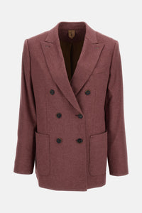 Max Mara Max Mara Women Double-Breasted Silk And Cashmere Tailored Jacket