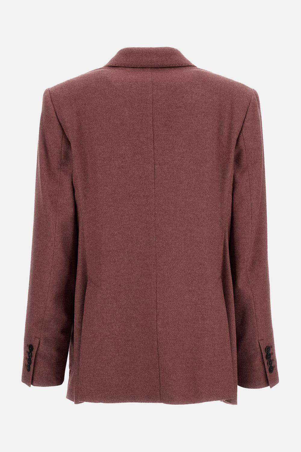 Max Mara Max Mara Women Double-Breasted Silk And Cashmere Tailored Jacket