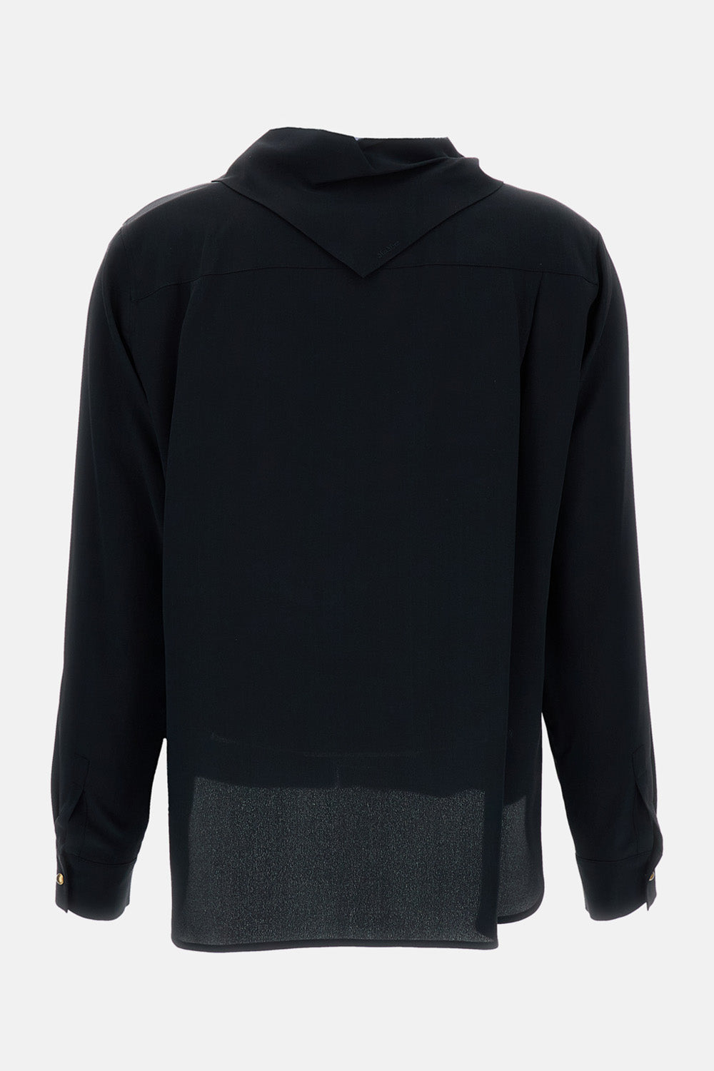 Max Mara Max Mara Women Tie-Neck Scarf Silk Shirt