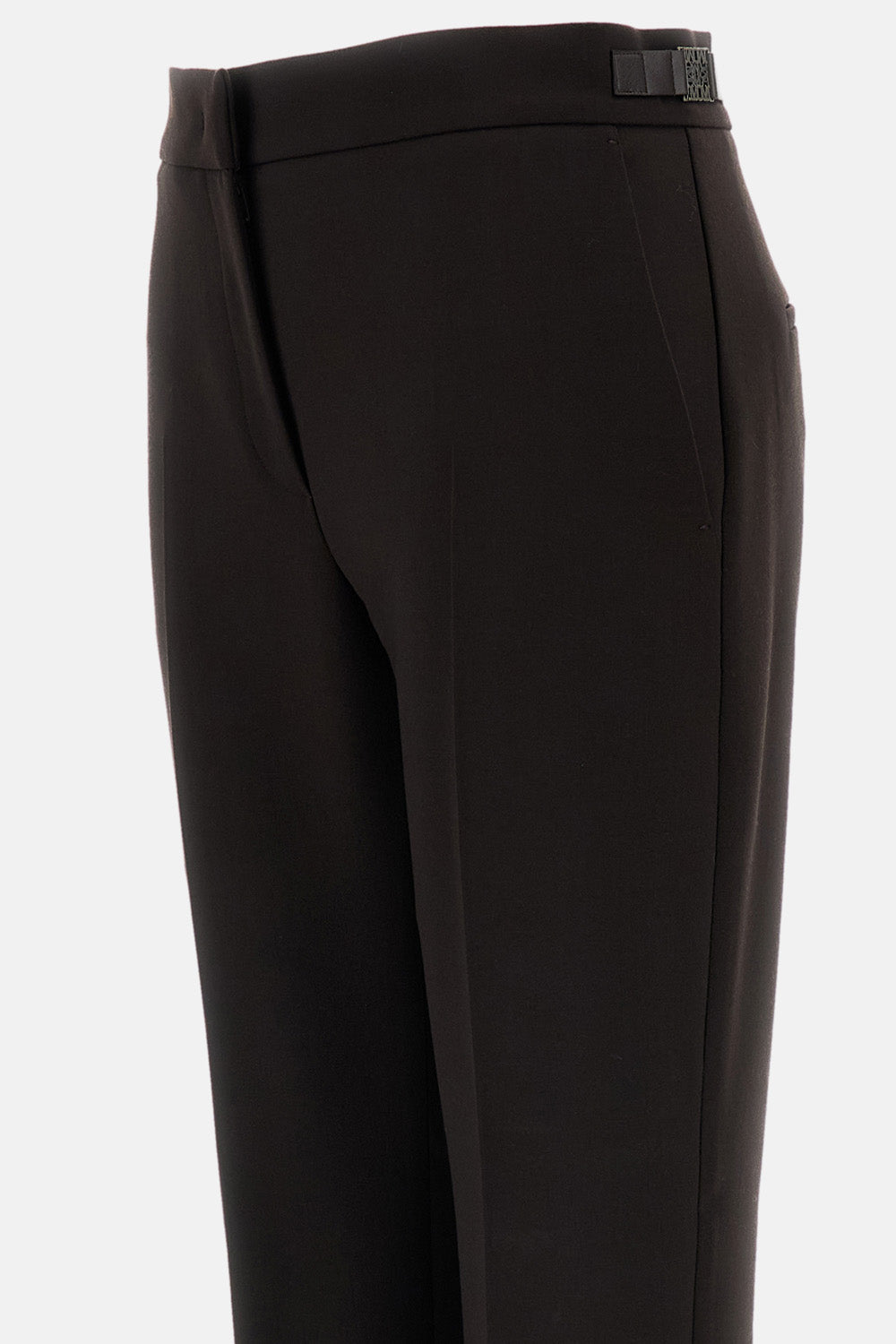 Max Mara Max Mara Women Slim-Fit Stretch Double Wool Canvas Trousers