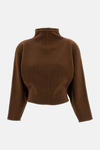 Max Mara Women Cropped Wool And Cashmere Knit Top