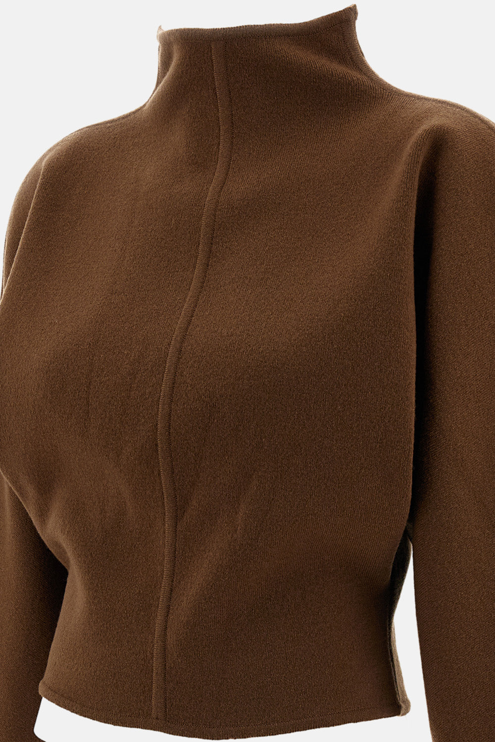 Max Mara Women Cropped Wool And Cashmere Knit Top