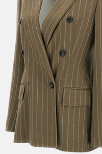 Max Mara Max Mara Women Pinstripe Double-Breasted Blazer