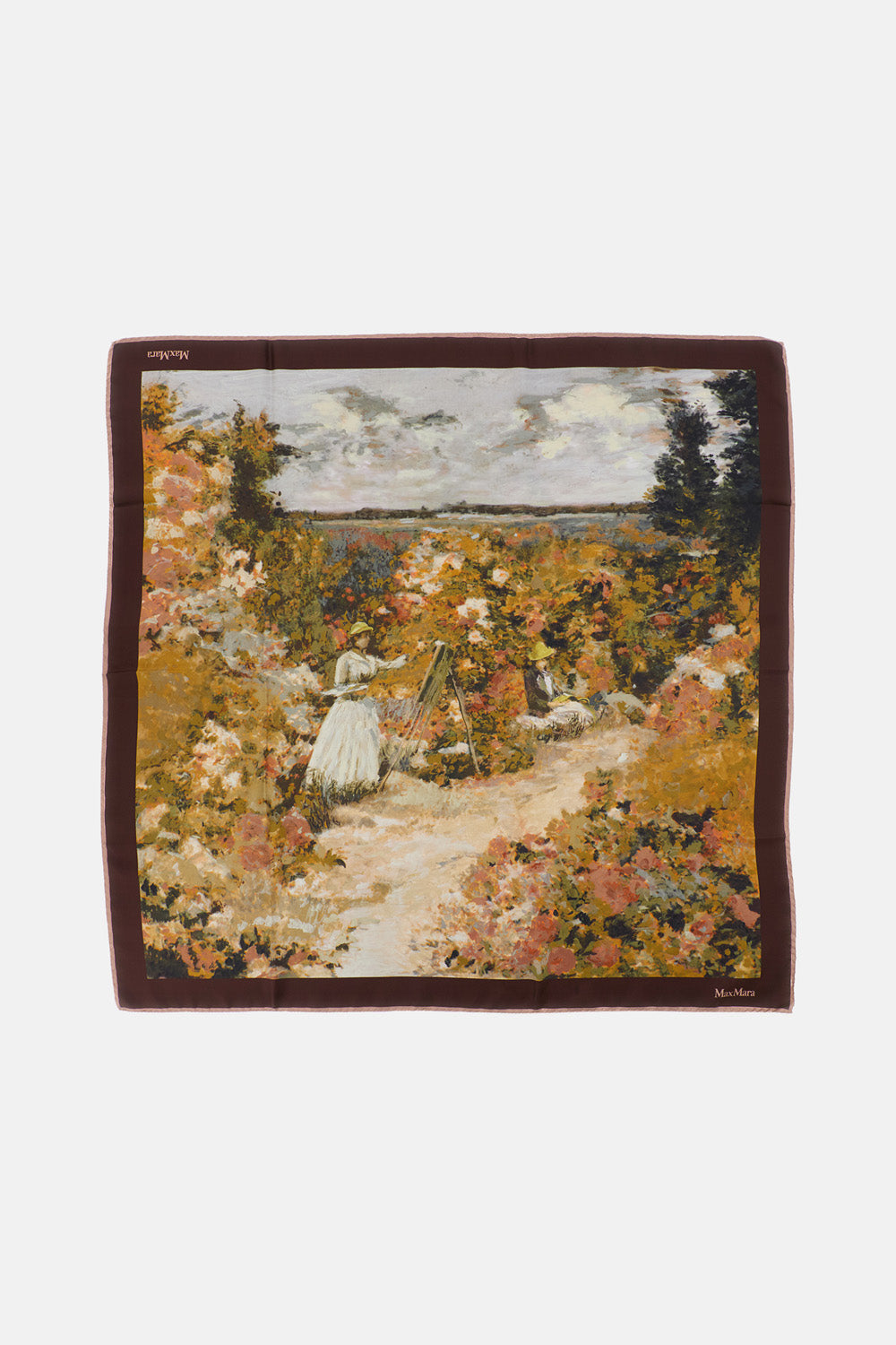 Max Mara Max Mara Women Silk Twill Maxi Square Scarf