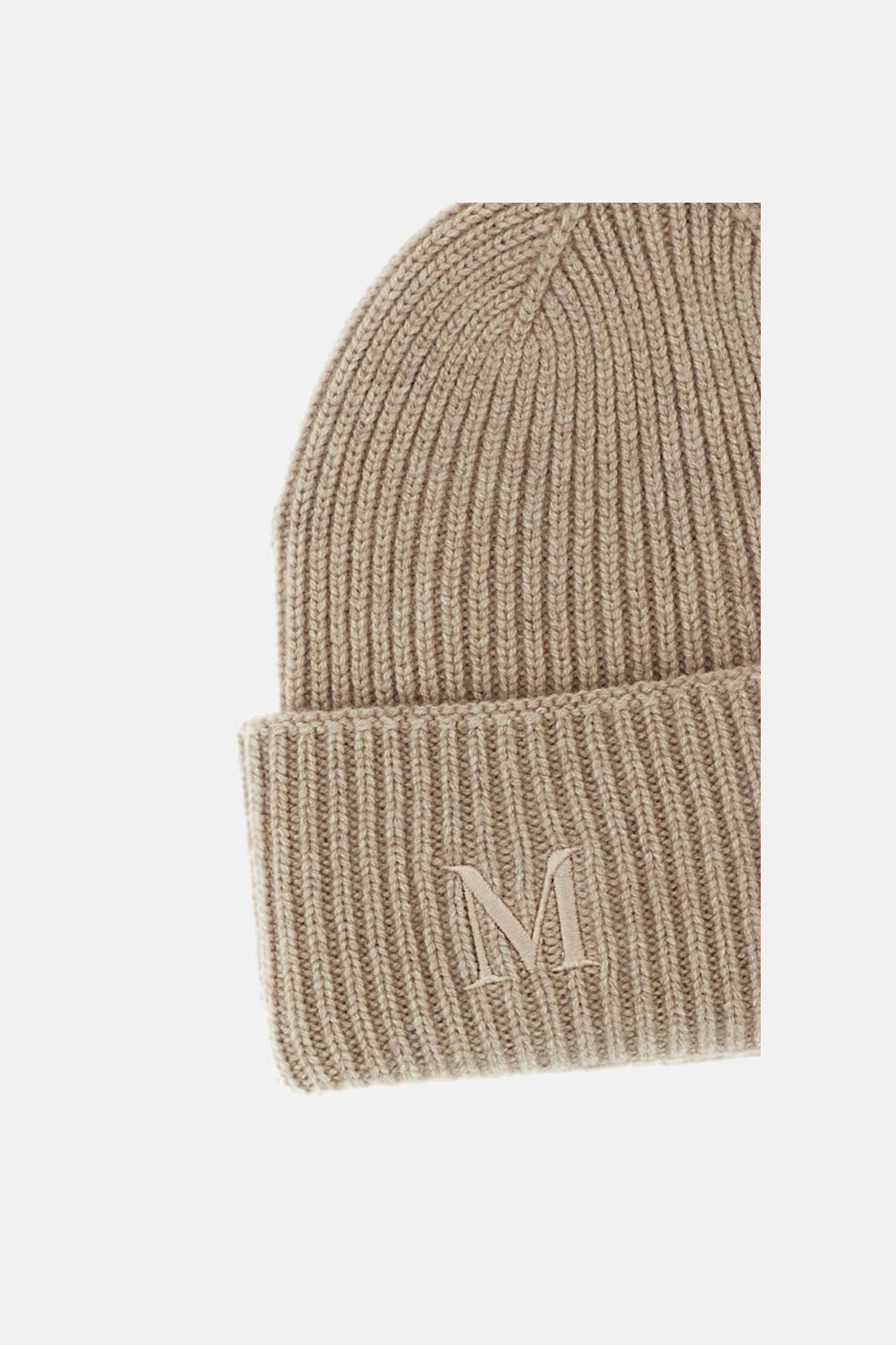 Max Mara Women Cashmere Rib Knit Beanie