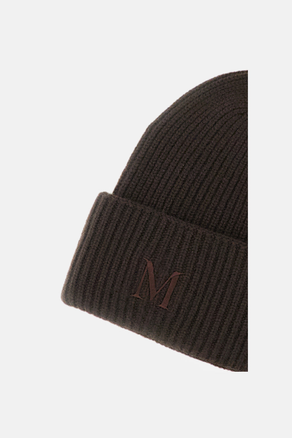 Max Mara Max Mara Women Cashmere Rib Knit Beanie