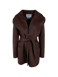 Max Mara Women Wool Midi Coat