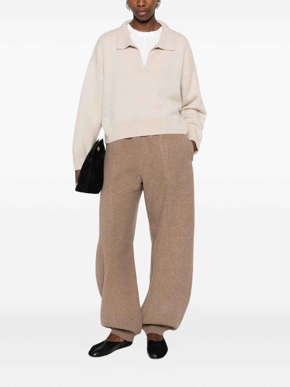 Max Mara Women Wool Baggy Trousers