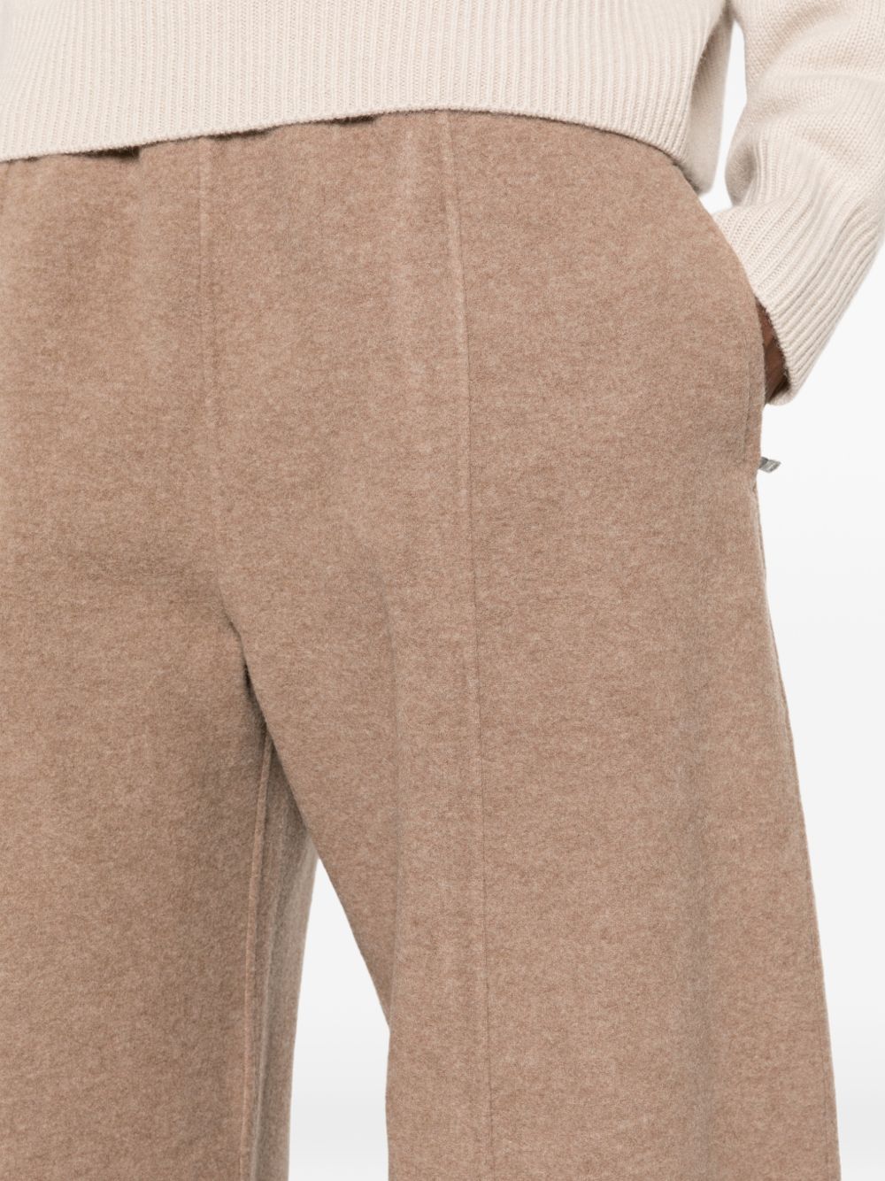 Max Mara Women Wool Baggy Trousers