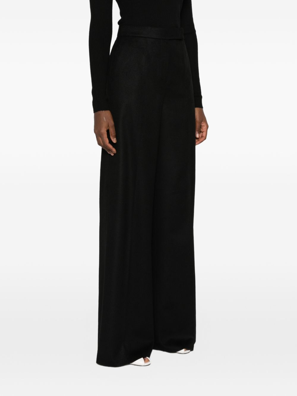 Max Mara Women Wool Flared Trousers