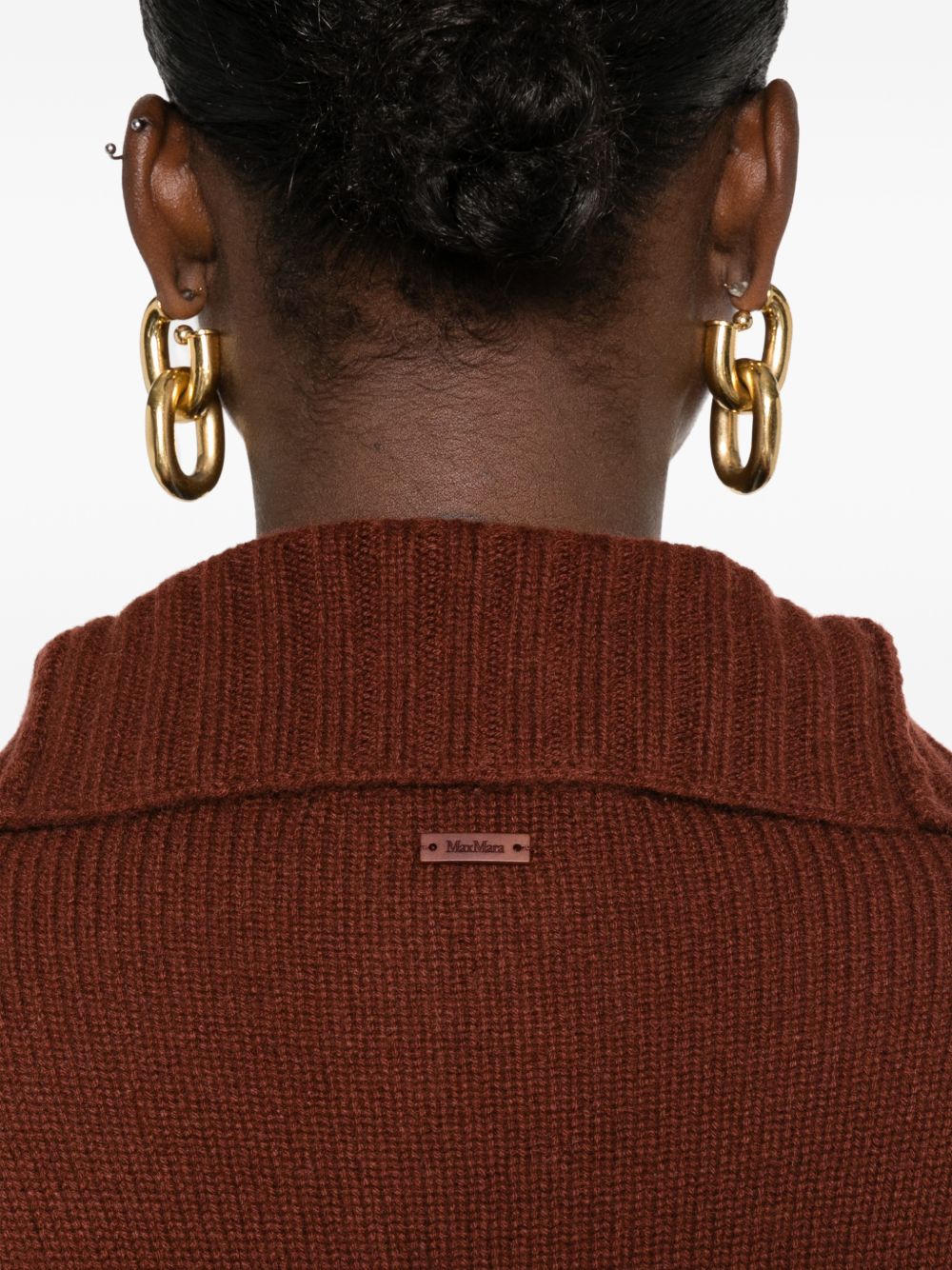 Max Mara Women Cashmere Turtle-Neck Sweater