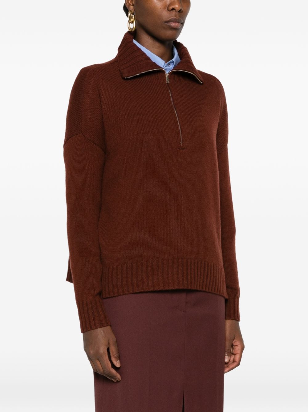 Max Mara Women Cashmere Turtle-Neck Sweater
