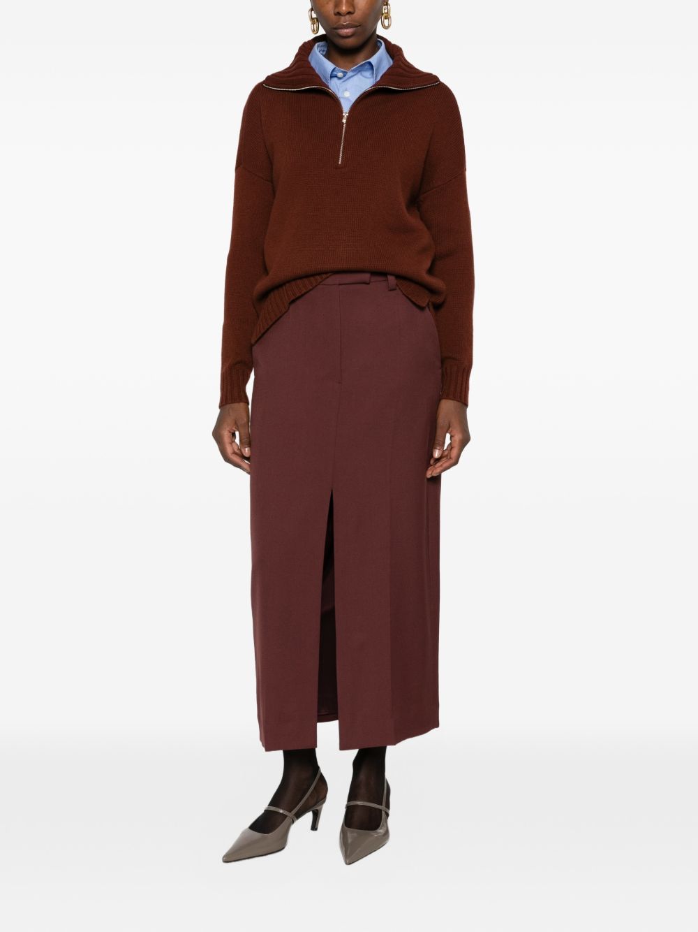 Max Mara Women Cashmere Turtle-Neck Sweater